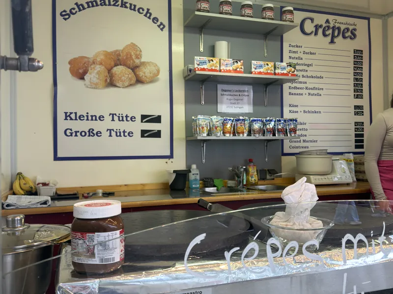 Über 15 Geschmacksvarianten auf einen Blick: von klassisch Zucker über Nutella und Kinderriegel bis zu herzhaften Varianten mit Käse & Schinken.